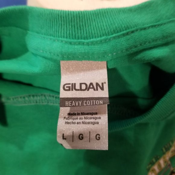 NWOT Green 2021 80th Anniv Bike Week Tshirt St. Patty's Day LG - Picture 5 of 5